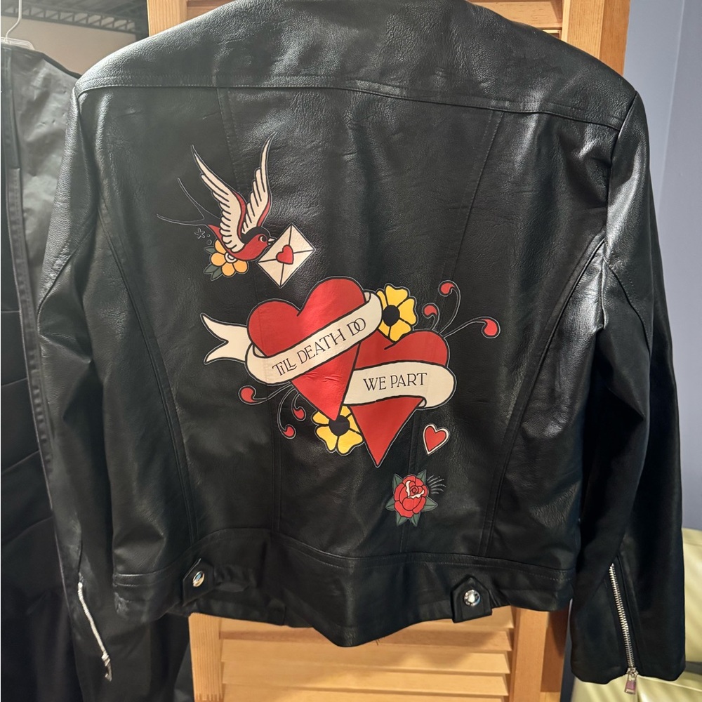 Genuine Leather “Till Death Do Us Part” jacket